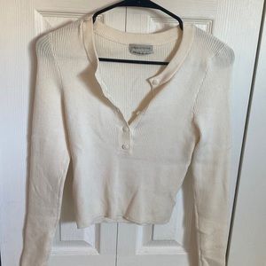 button up knit top